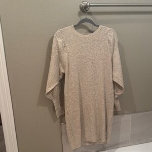 A New Day Puff Sleeve Sweater Dress Size M